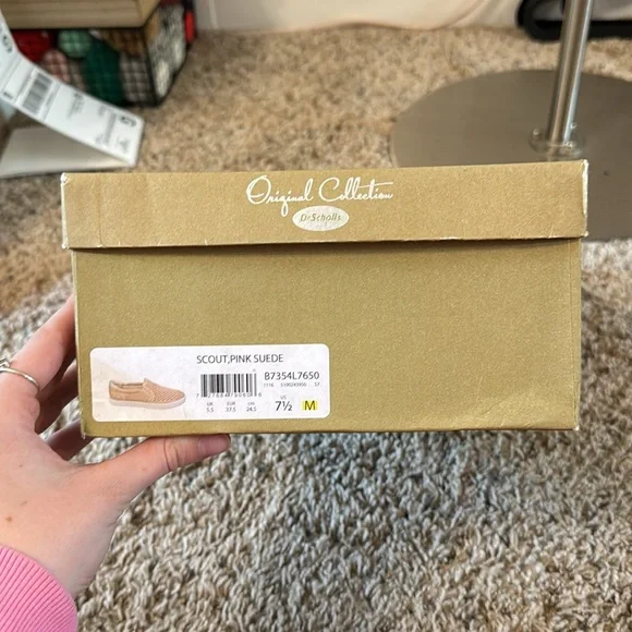 Dr Scholls Origional Collection Scout Sneakers In Pink Suede - Picture 8 of 9